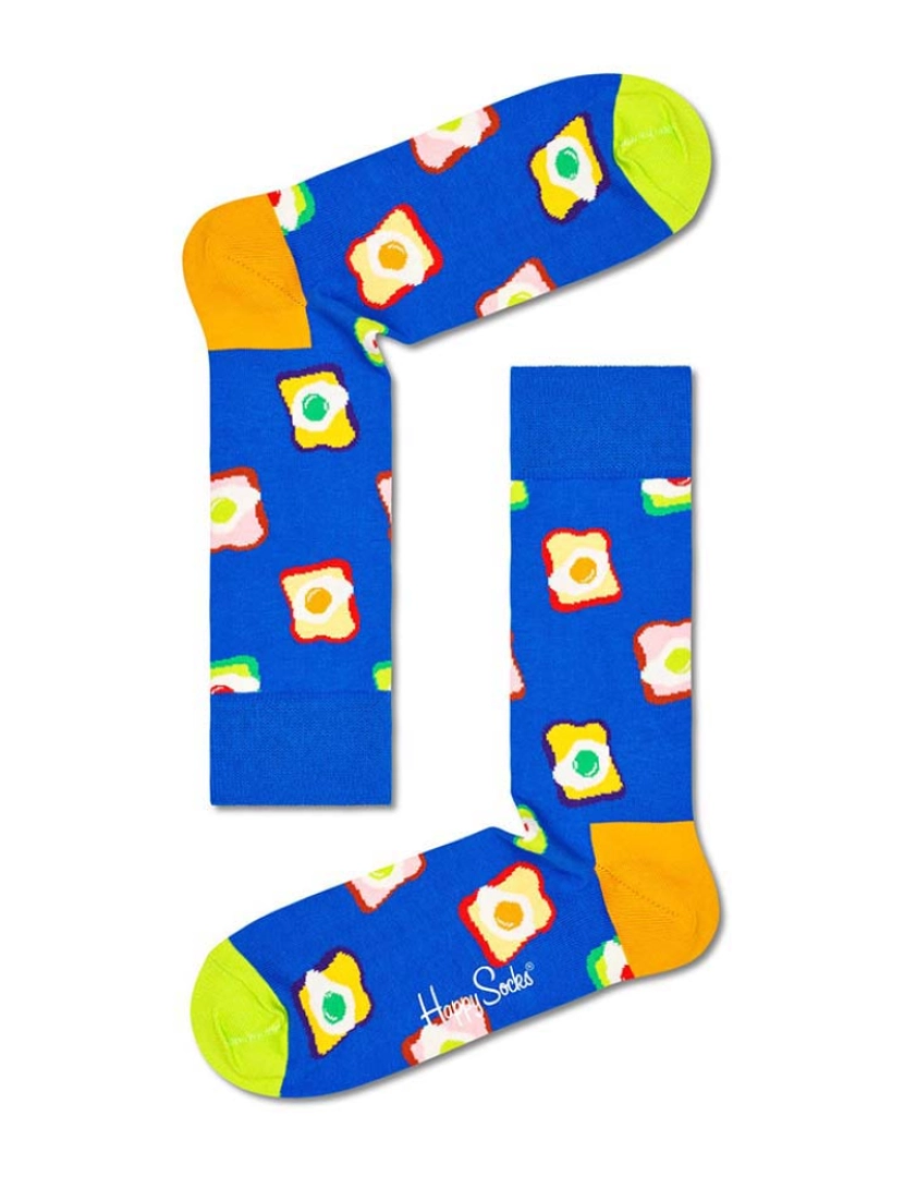 Happy Socks - 1 Pack Toasted Egg Socks - Gift Box 