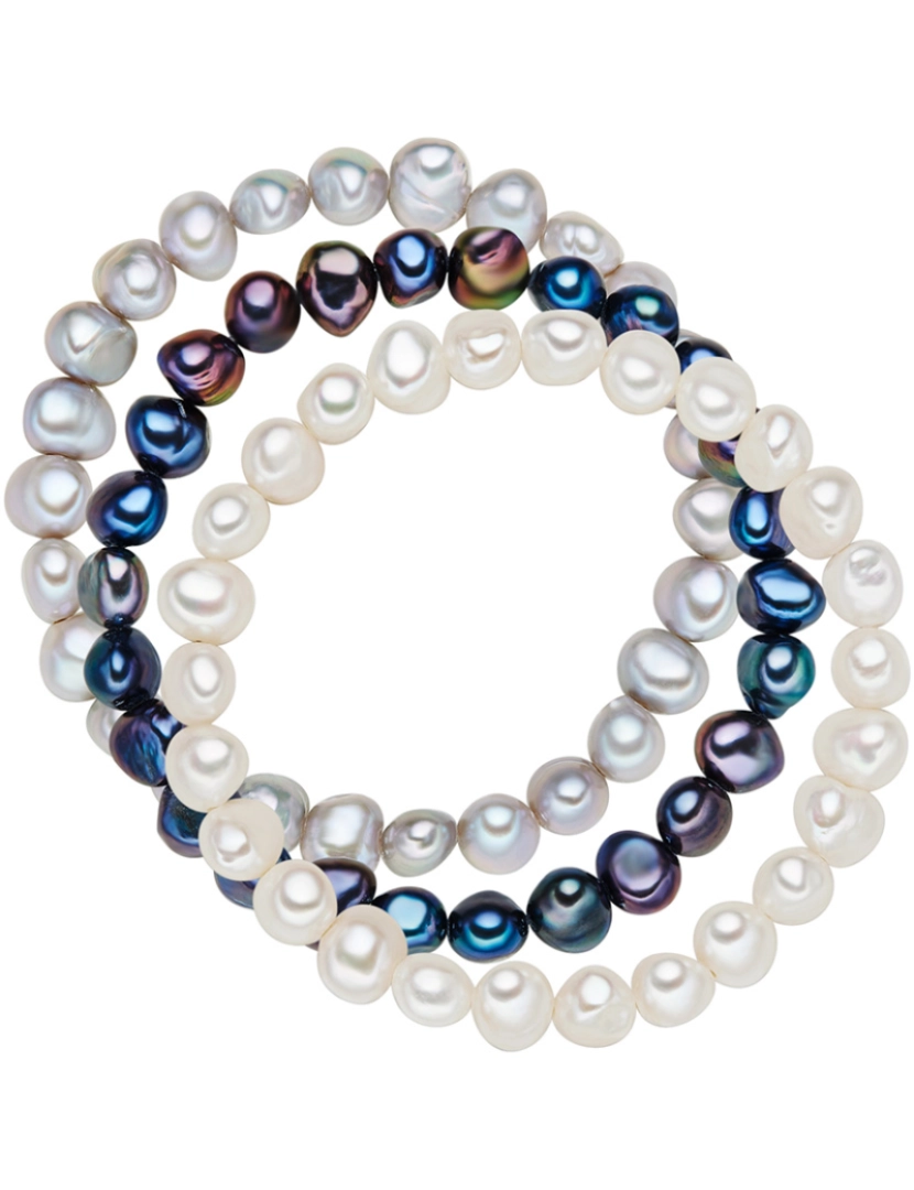 Valero Pearls - Conjunto 3 Braceletes Pérola