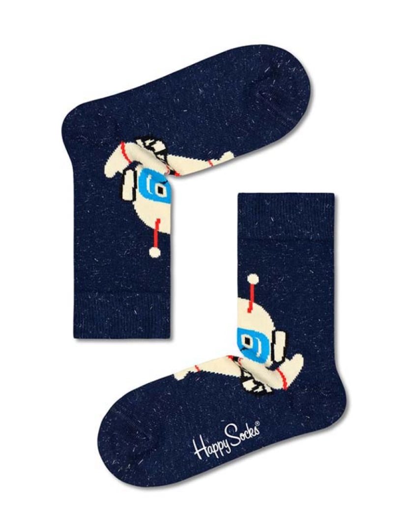 Happy Socks - Conjunto de 3 Kids Astronaut Socks - Gift Set