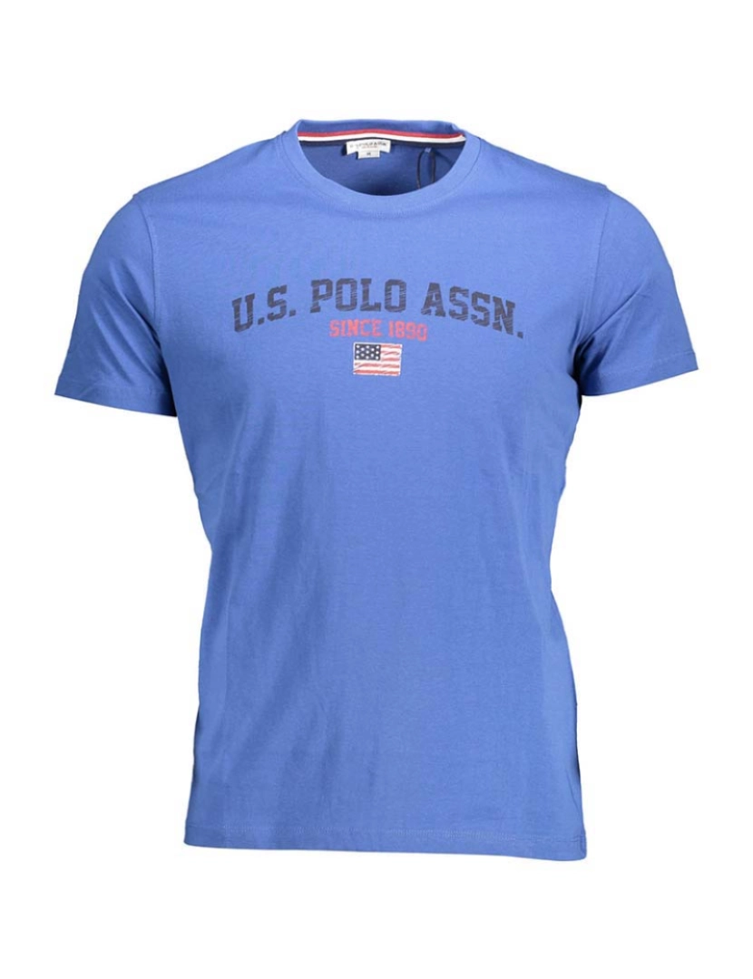 U.S. Polo - T-Shirt Homem Azul