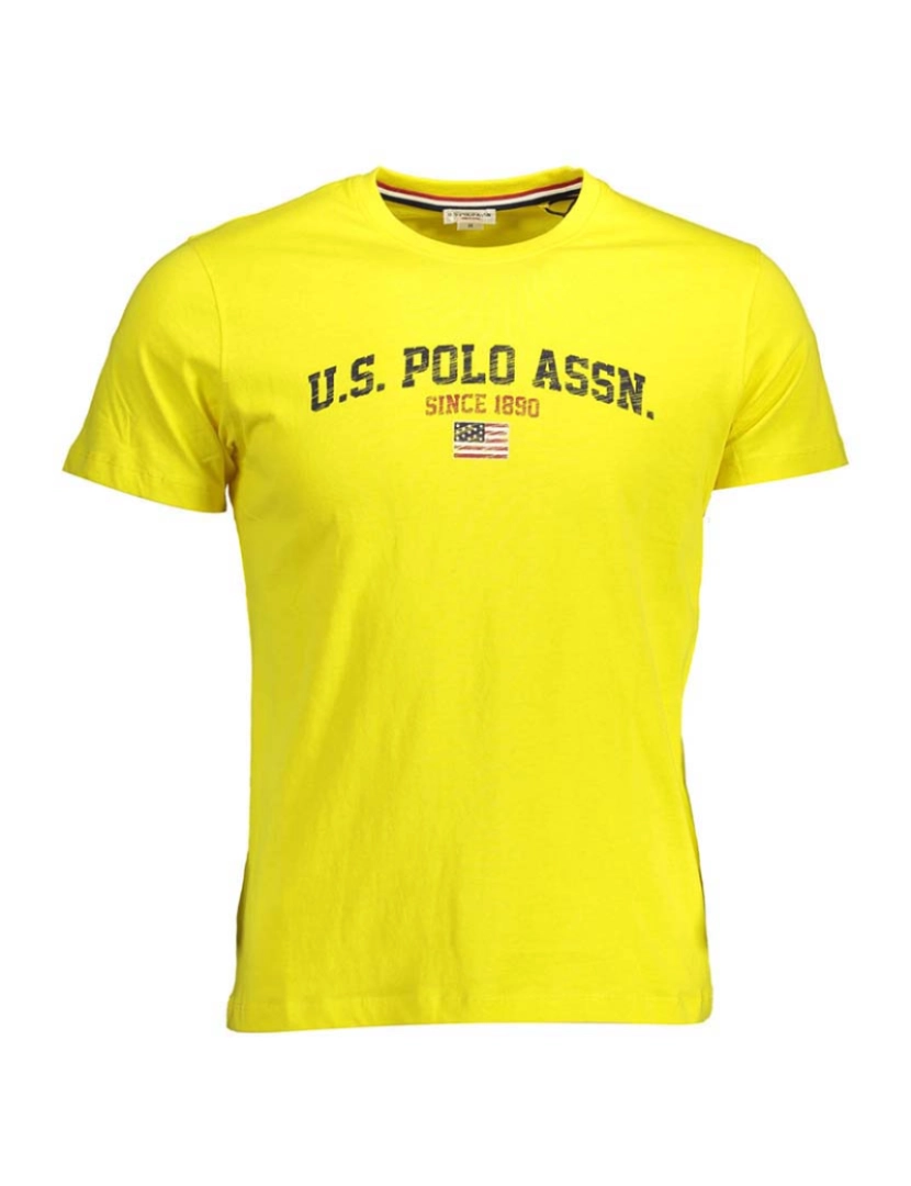 U.S. Polo - T-Shirt Homem Amarelo