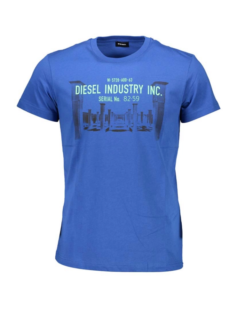 Diesel - T-Shirt Homem Azul