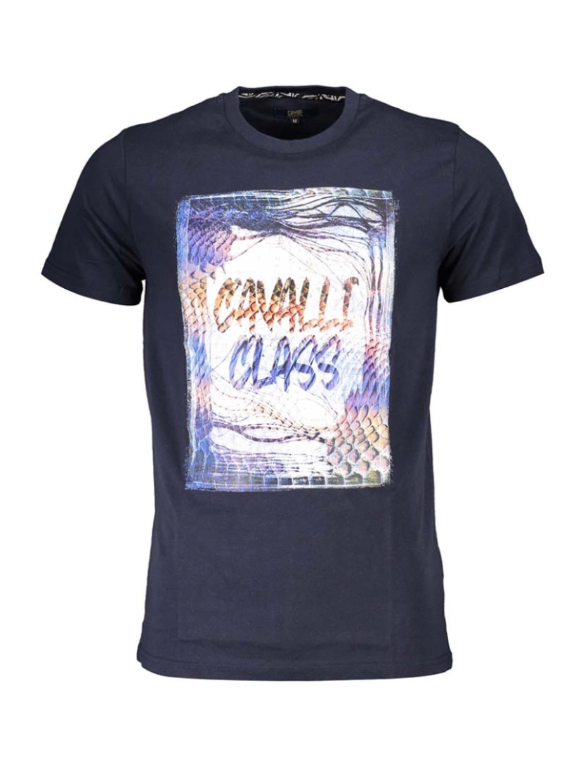 Cavalli Class - T-Shirt Homem Azul