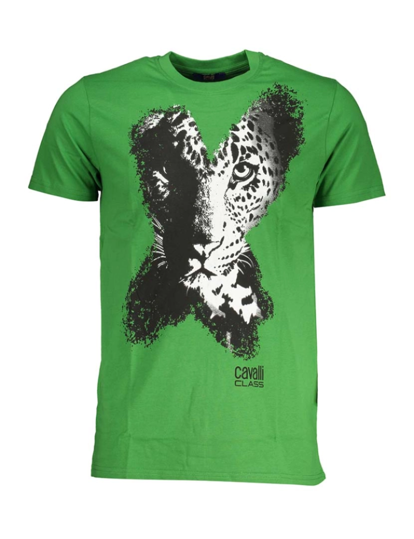 Cavalli Class - T-Shirt Homem Verde