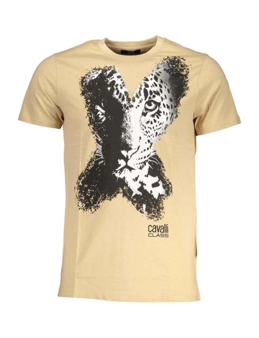 Cavalli Class - T-Shirt Homem Bege