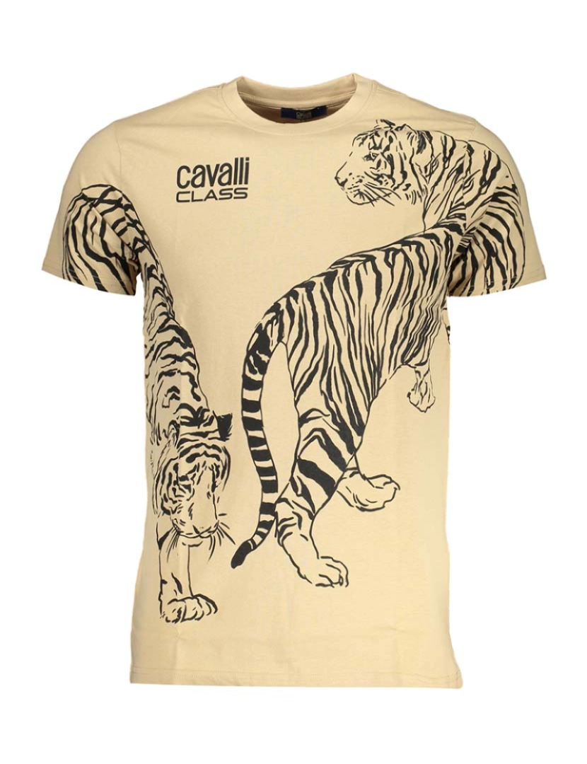 Cavalli Class - T-Shirt Homem Bege