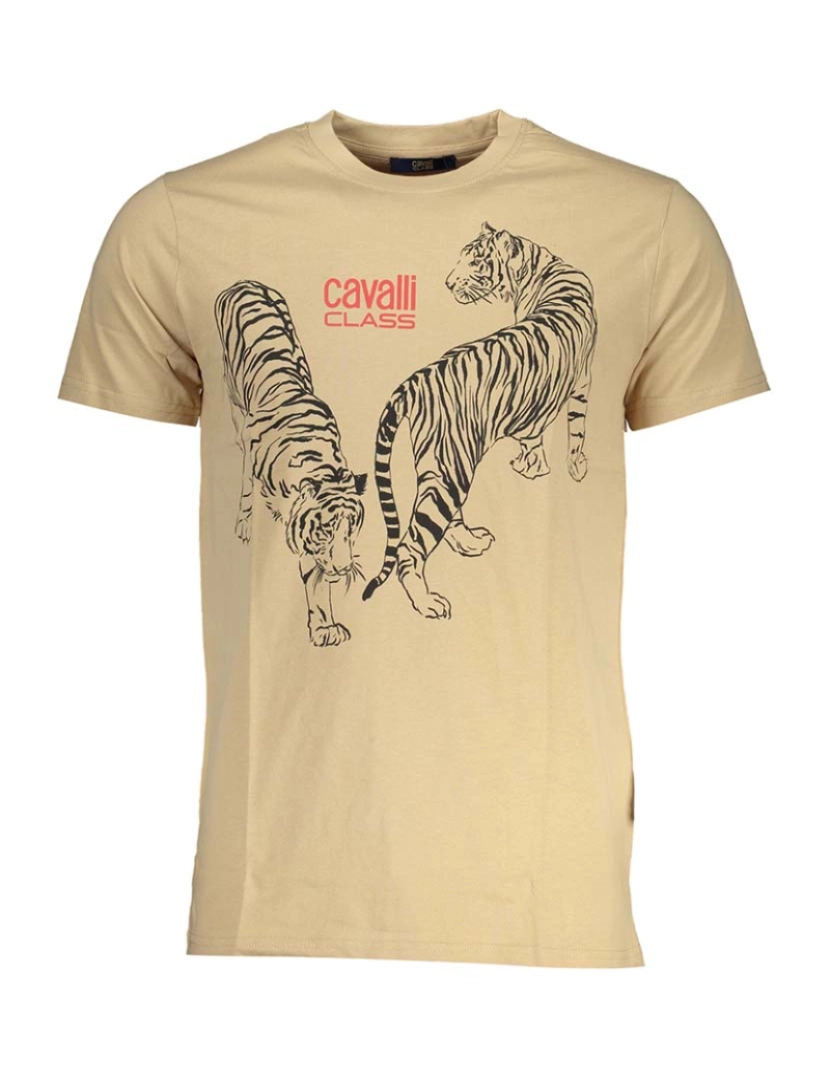 Cavalli Class - T-Shirt Homem Bege