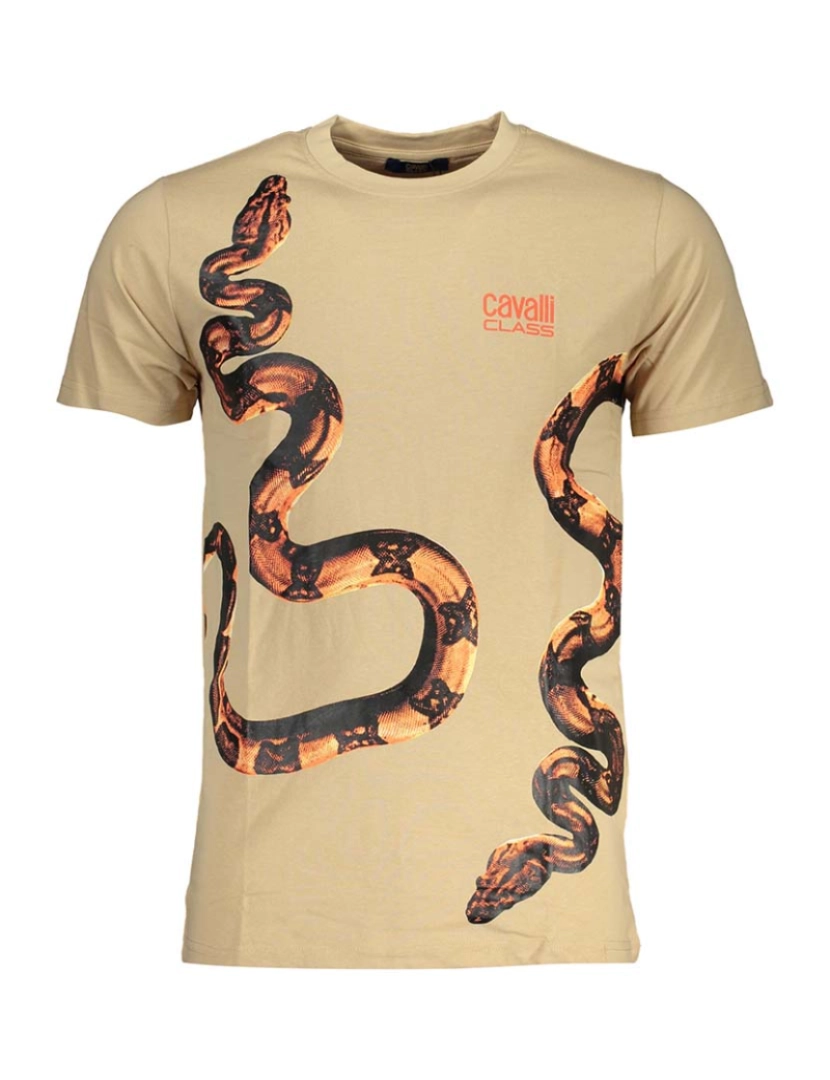 Cavalli Class - T-Shirt Homem Bege