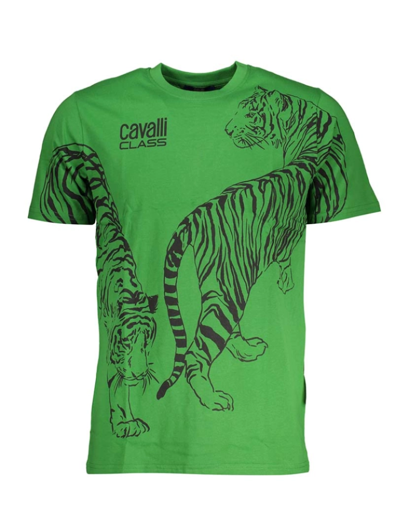 Cavalli Class - T-Shirt Homem Verde