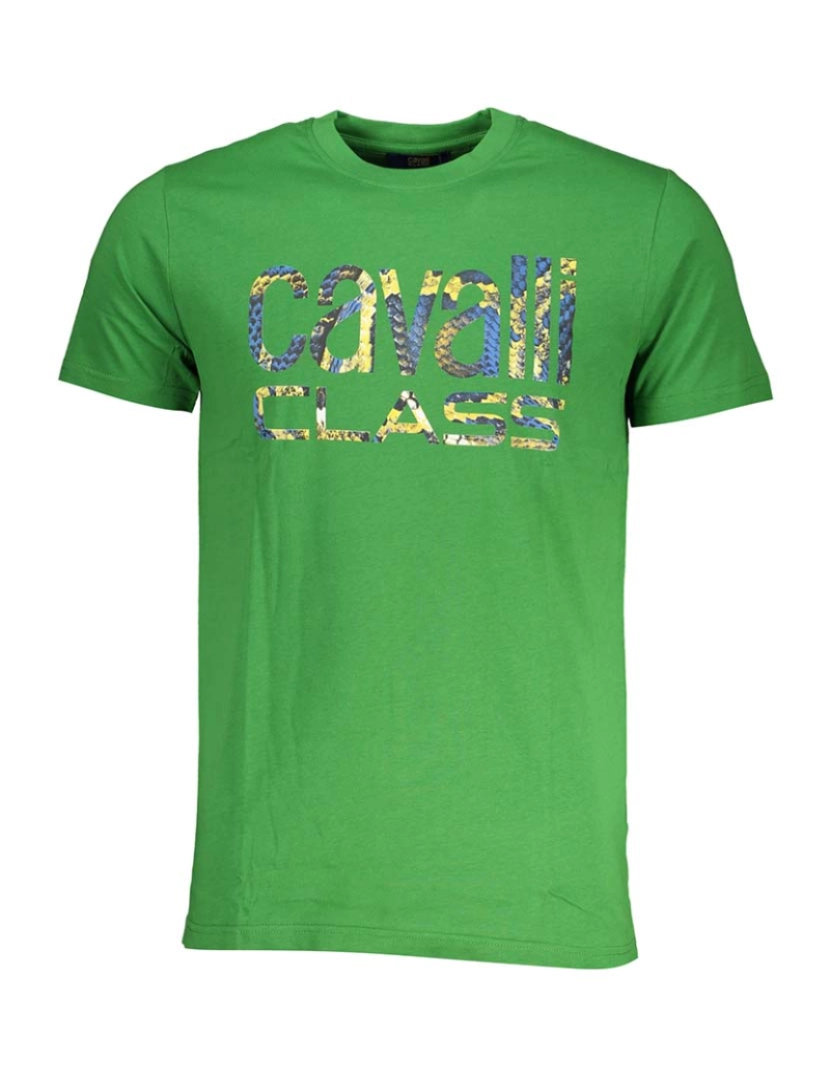 Cavalli Class - T-Shirt Homem Verde