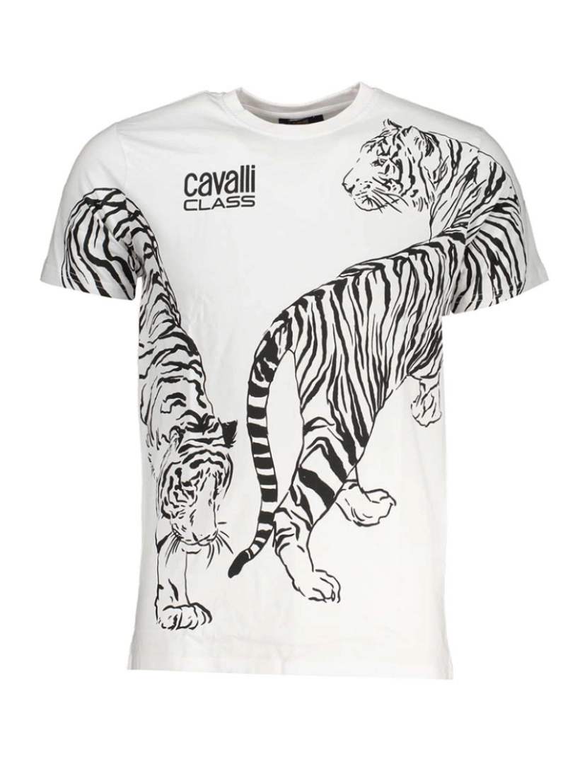 Cavalli Class - T-Shirt Homem Branco