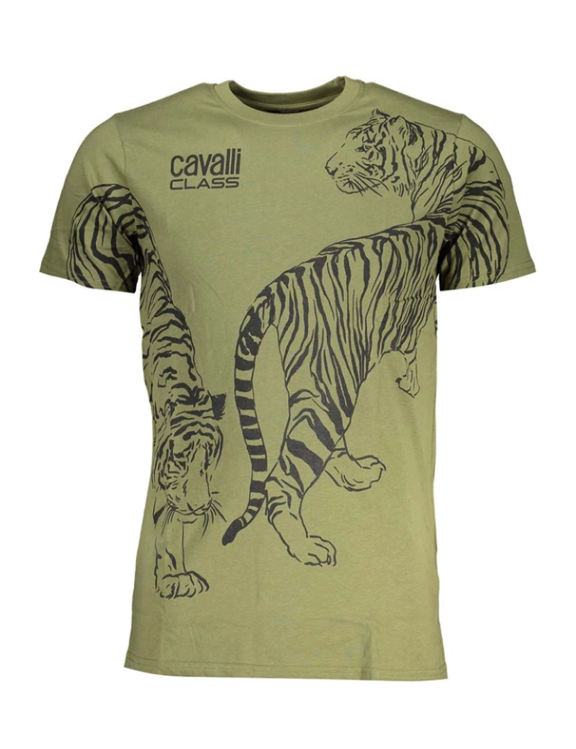 Cavalli Class - T-Shirt Homem Verde