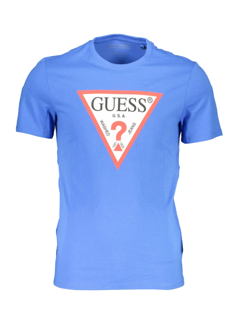 Guess Jeans - T-Shirt M. Curta Homem Azul