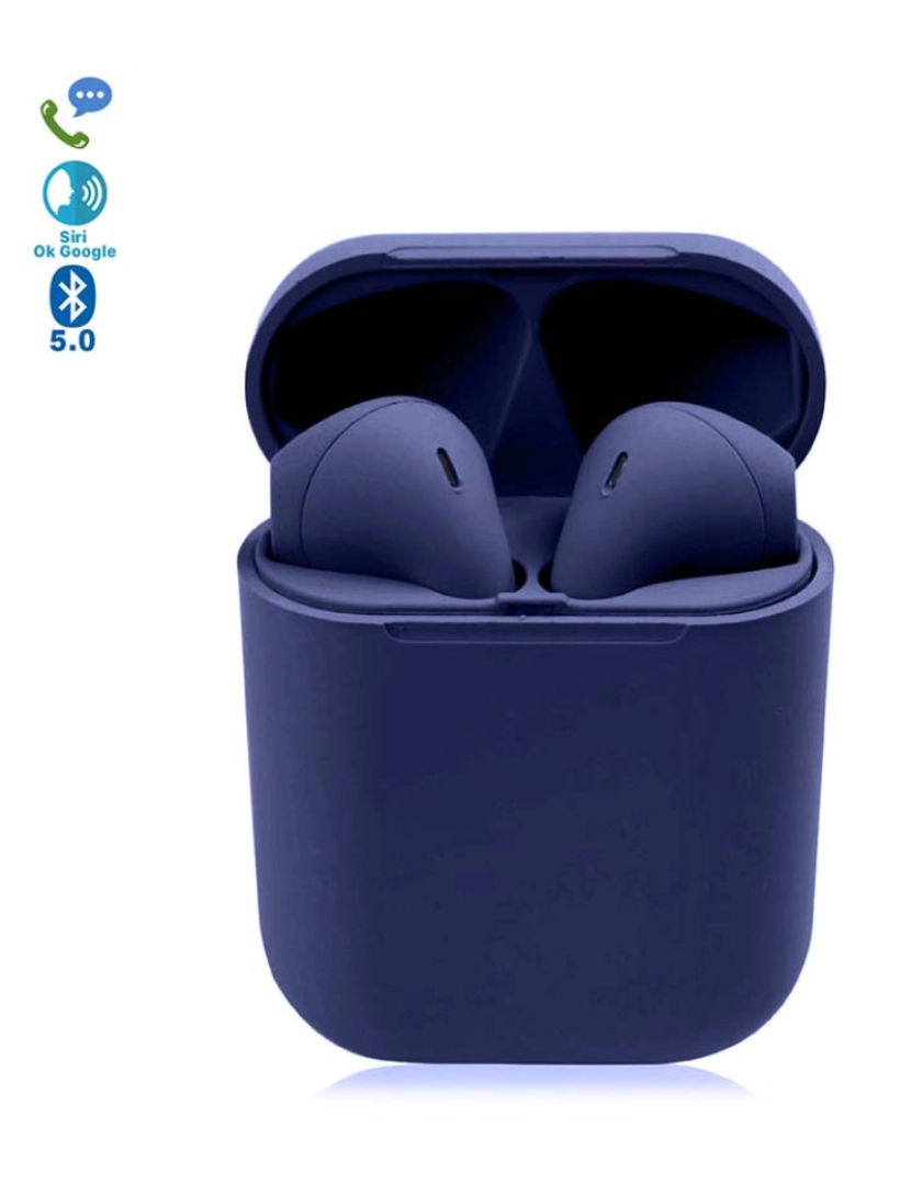 DAM - Earpods D120 Tws Bluetooth 50 Touch Azul