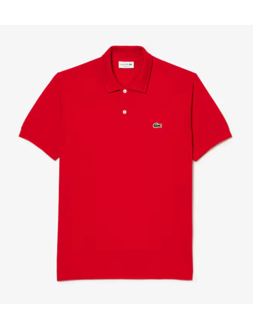 Lacoste - Polo Manga Curta Vermelho