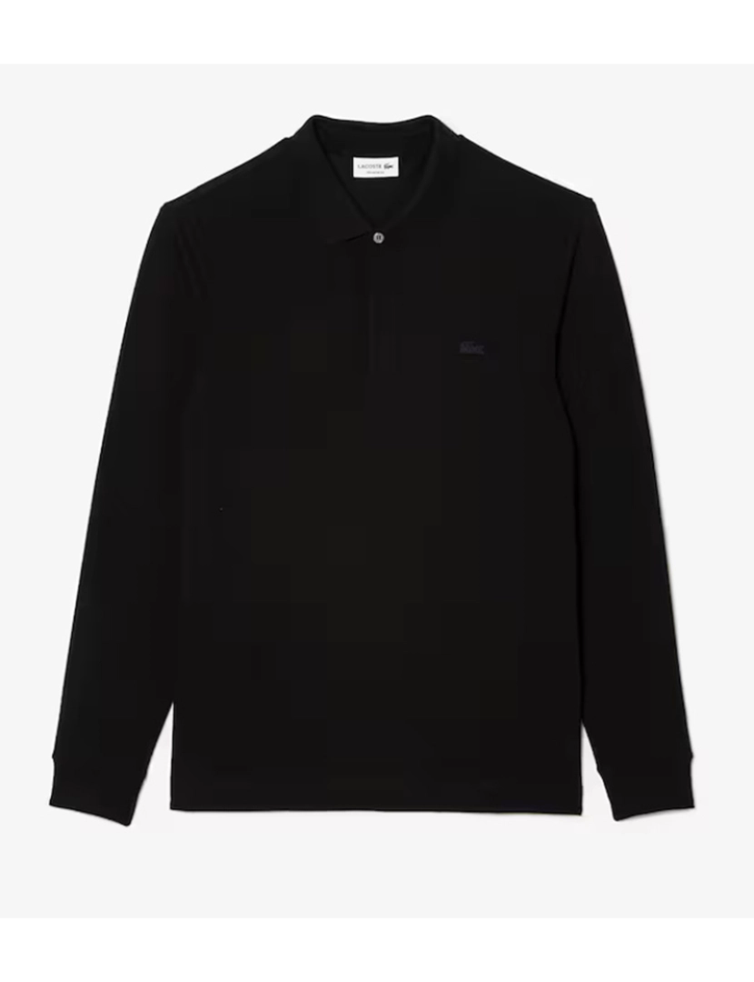 Lacoste - Polo Manga Comprida Preto