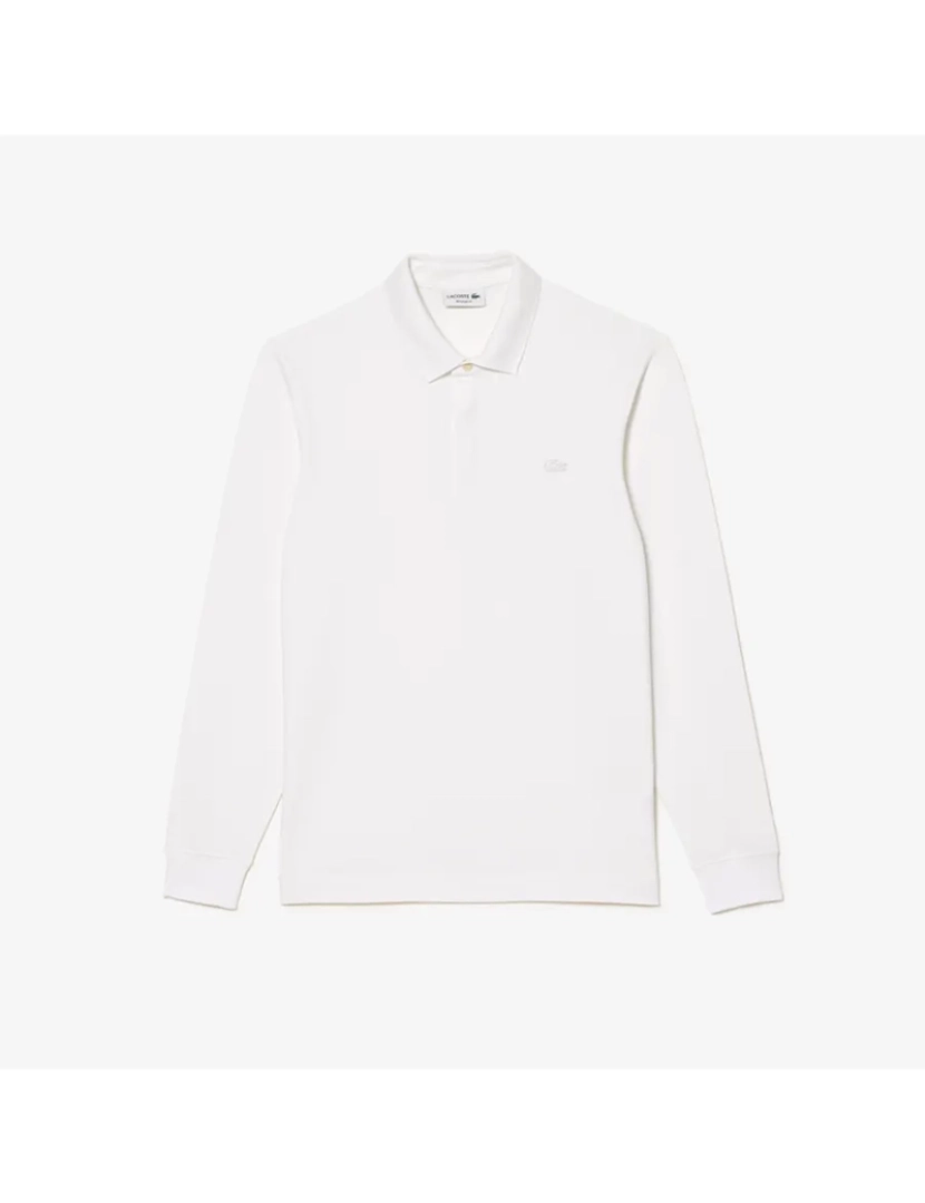 Lacoste - Polo Manga Comprida Branco