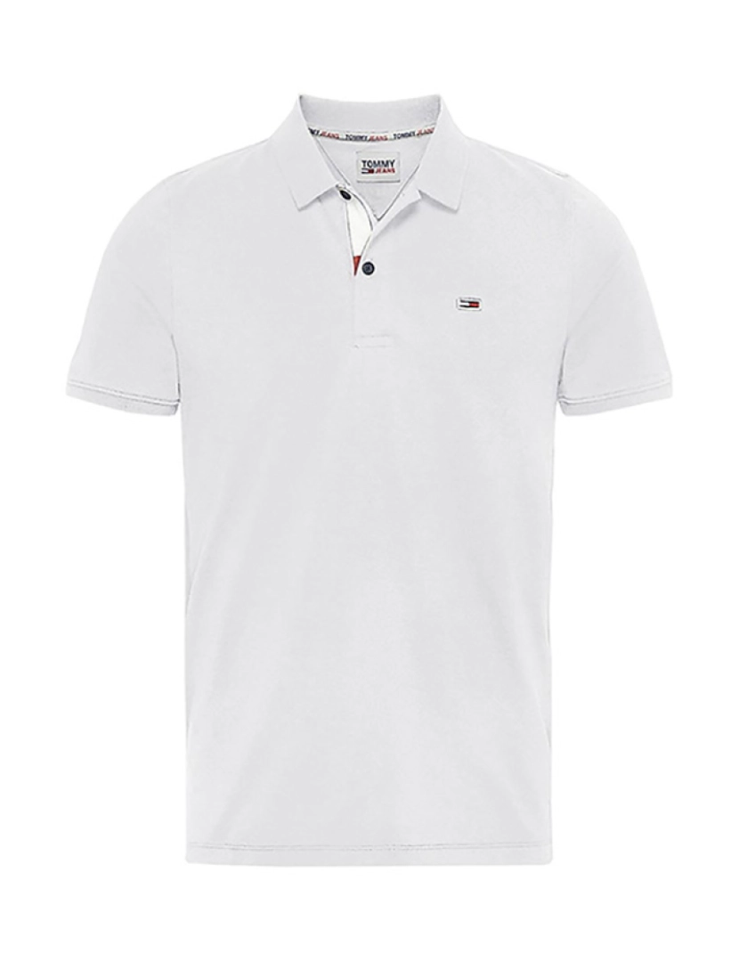 Tommy Hilfiger - Polo Homem Branco De Manga Curta