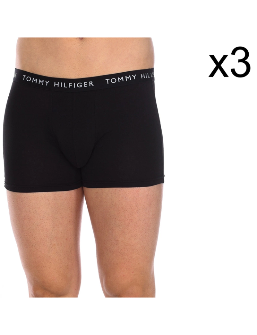 Tommy Hilfiger - Pack 3 Boxers Homem Preto