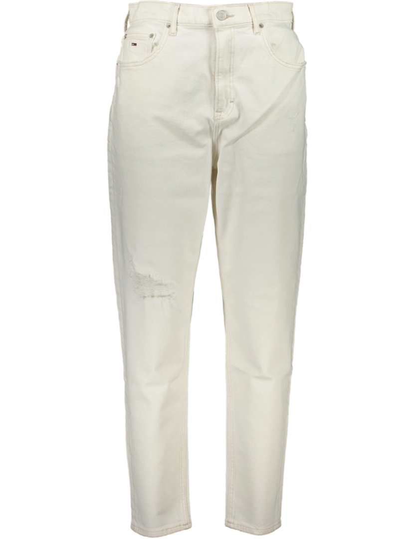 Tommy Hilfiger - Calças Tommy Hilfiger Jeans Feminina Branco