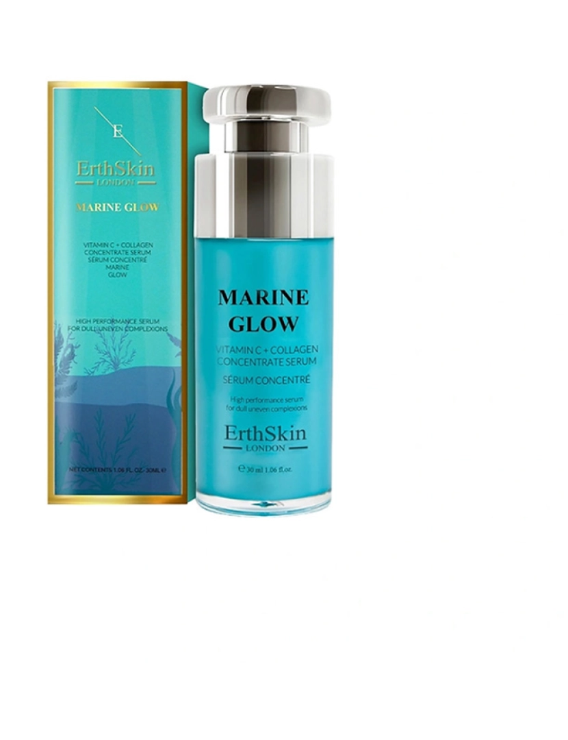 Erth Skin London - Marine Glow Vitamina C + Soro Concentrado De Colágeno 30Ml