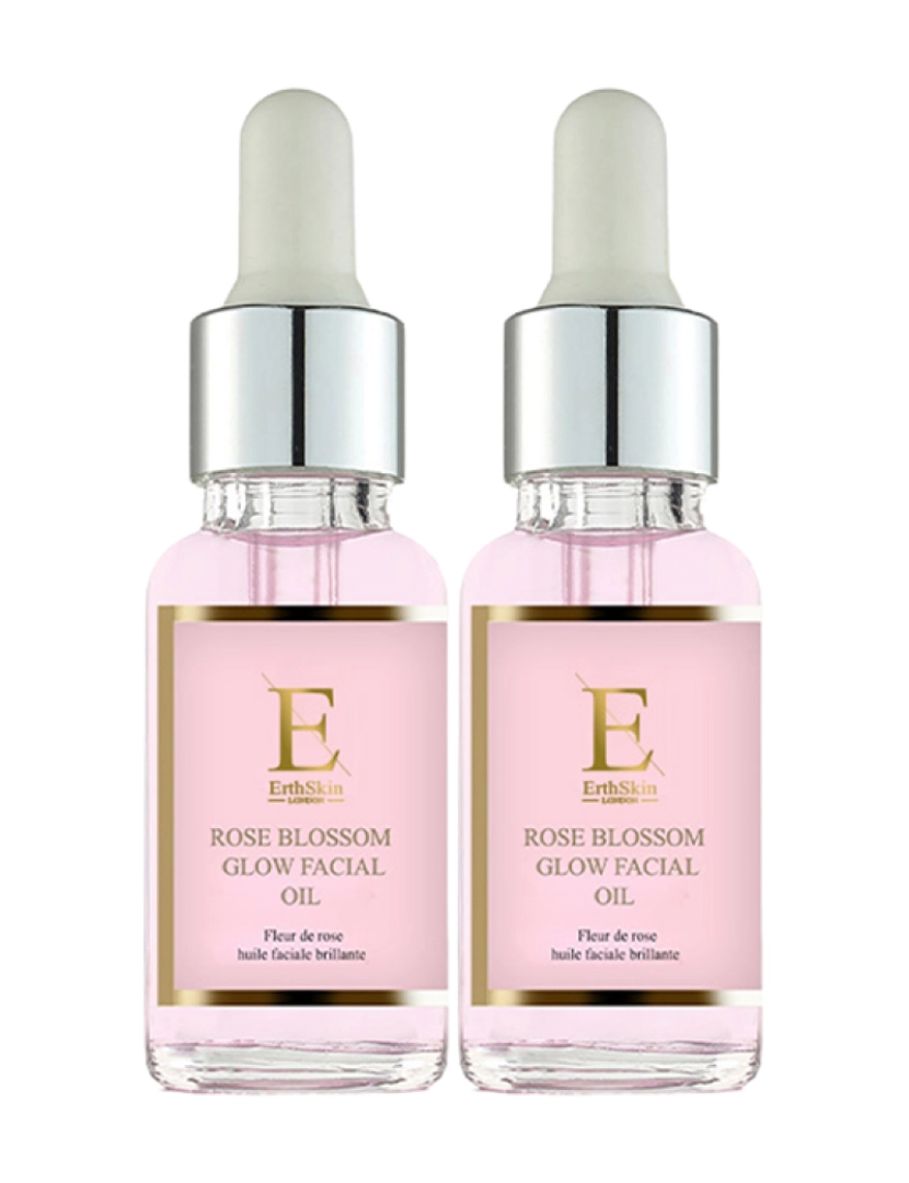 Erth Skin London - 2X Óleo Facial Rose Blossom Glow 30Ml