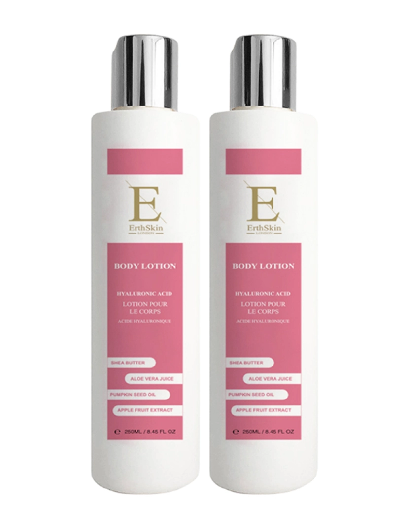 Erth Skin London - 2X Loção Corporal Ácido Hialurônico + Colágeno 250Ml