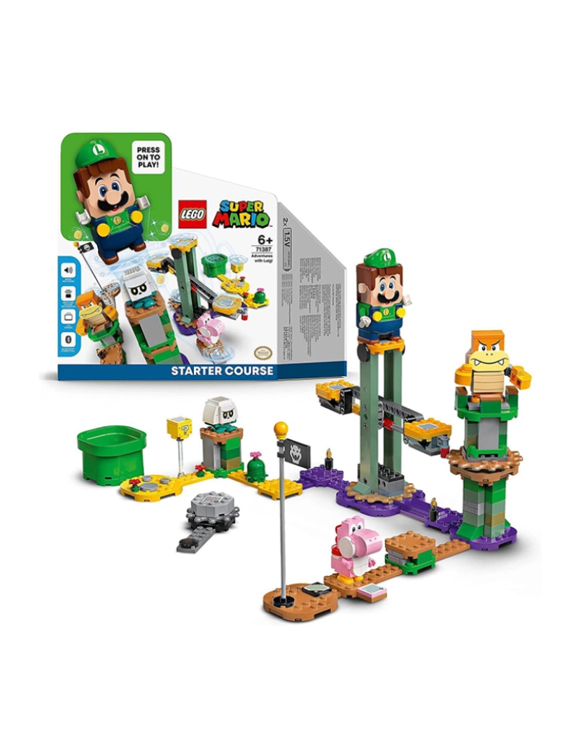 Lego - Lego Super Mario Com Luigi