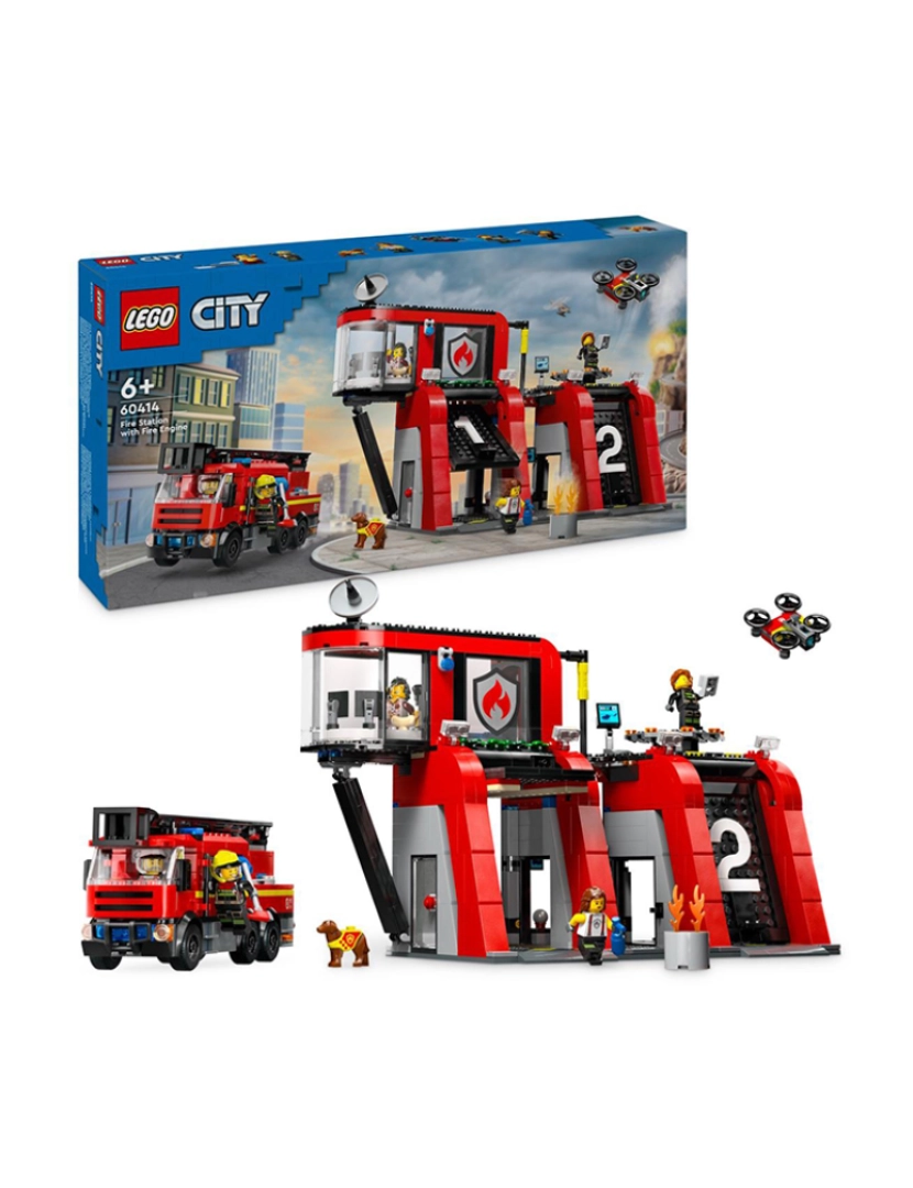 Lego - Lego City Com Camião