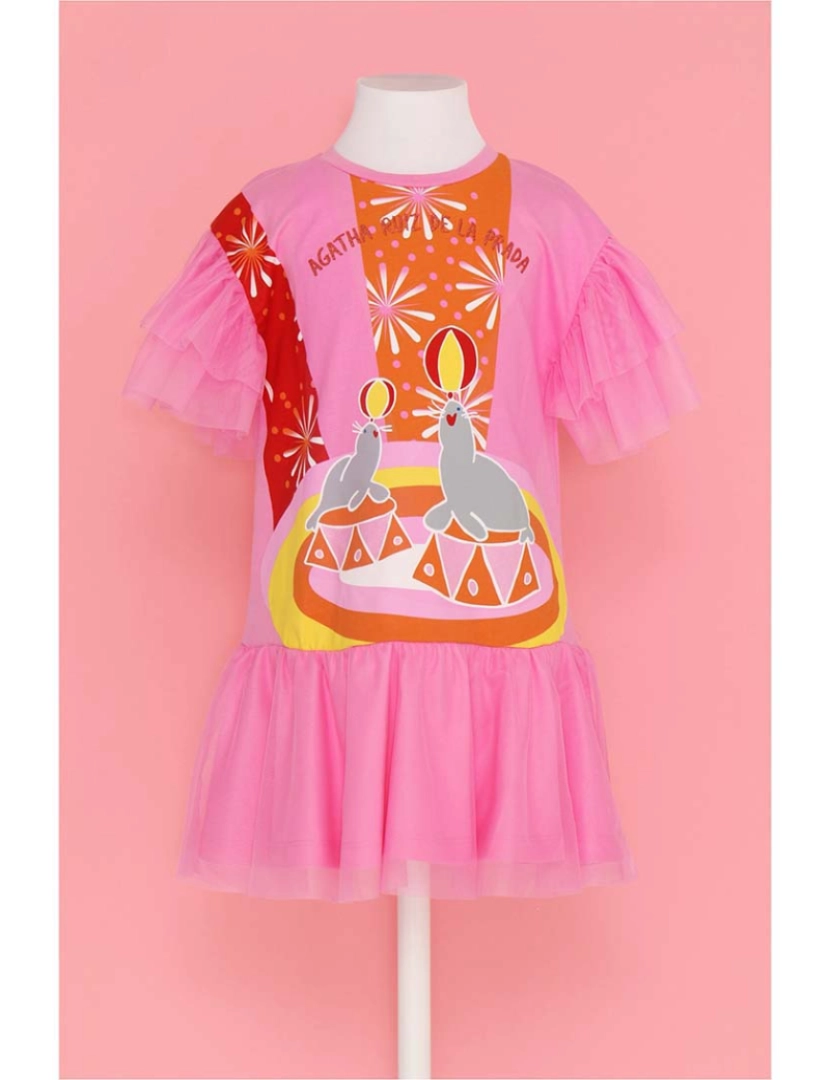 Agatha Ruiz De La Prada - Vestido menina Circus Vestido 3405/18 