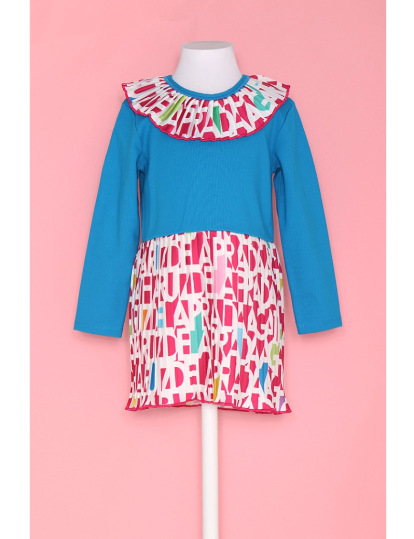 Agatha Ruiz De La Prada - Vestido menina Lettering Vestido Multicor