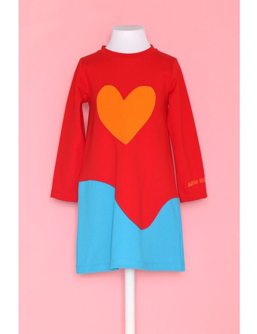 Agatha Ruiz De La Prada - Vestido menina Paysage Vestido Multicor