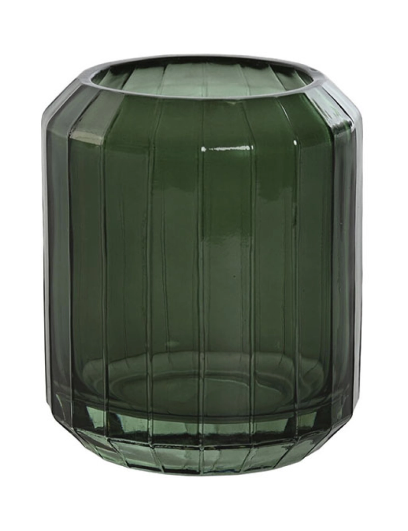 Esprit - Copo escova dentes  Home ESPRIT Verde Cristal 8 x 8 x 10 cm