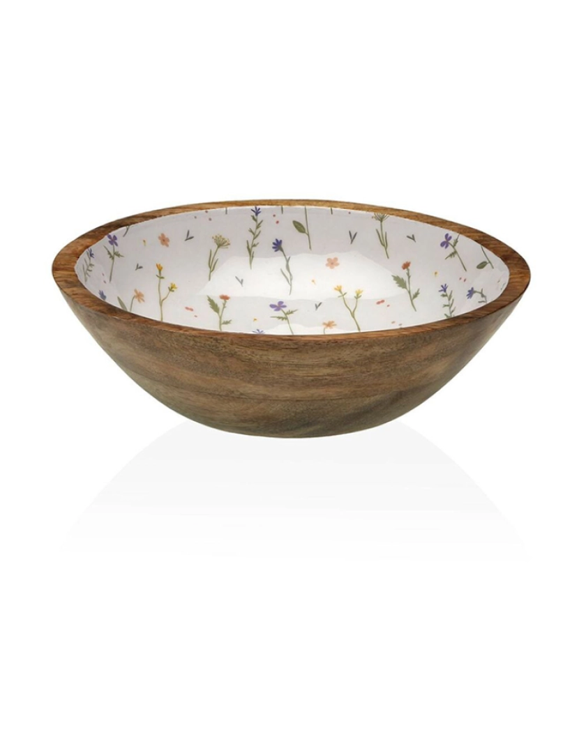 Versa - Saladeira Versa Laison Bambu Porcelana Madeira de mangueira 24 x 7 x 24 cm