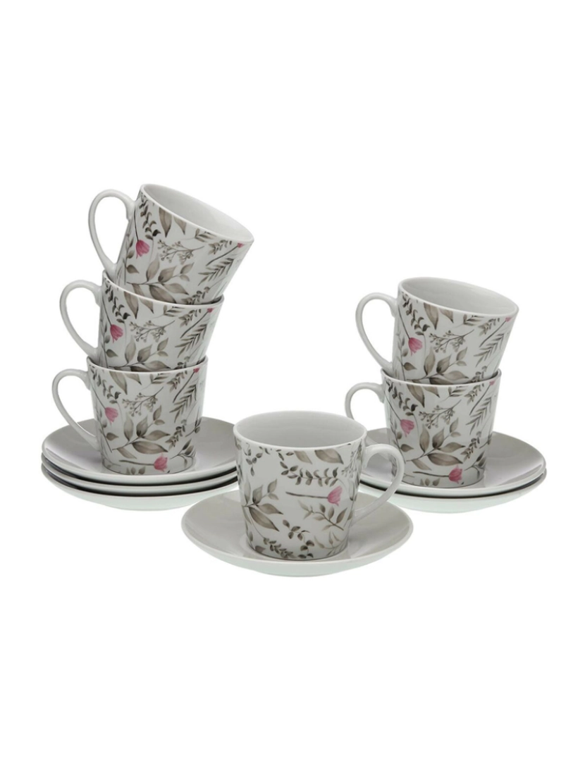 Versa - Conjunto de 6 Chávenas com Prato Versa Caprice Porcelana