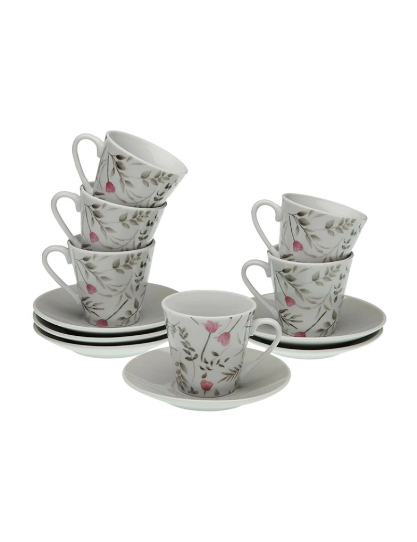 Versa - Conjunto de 6 Chávenas com Prato Versa Caprice Porcelana