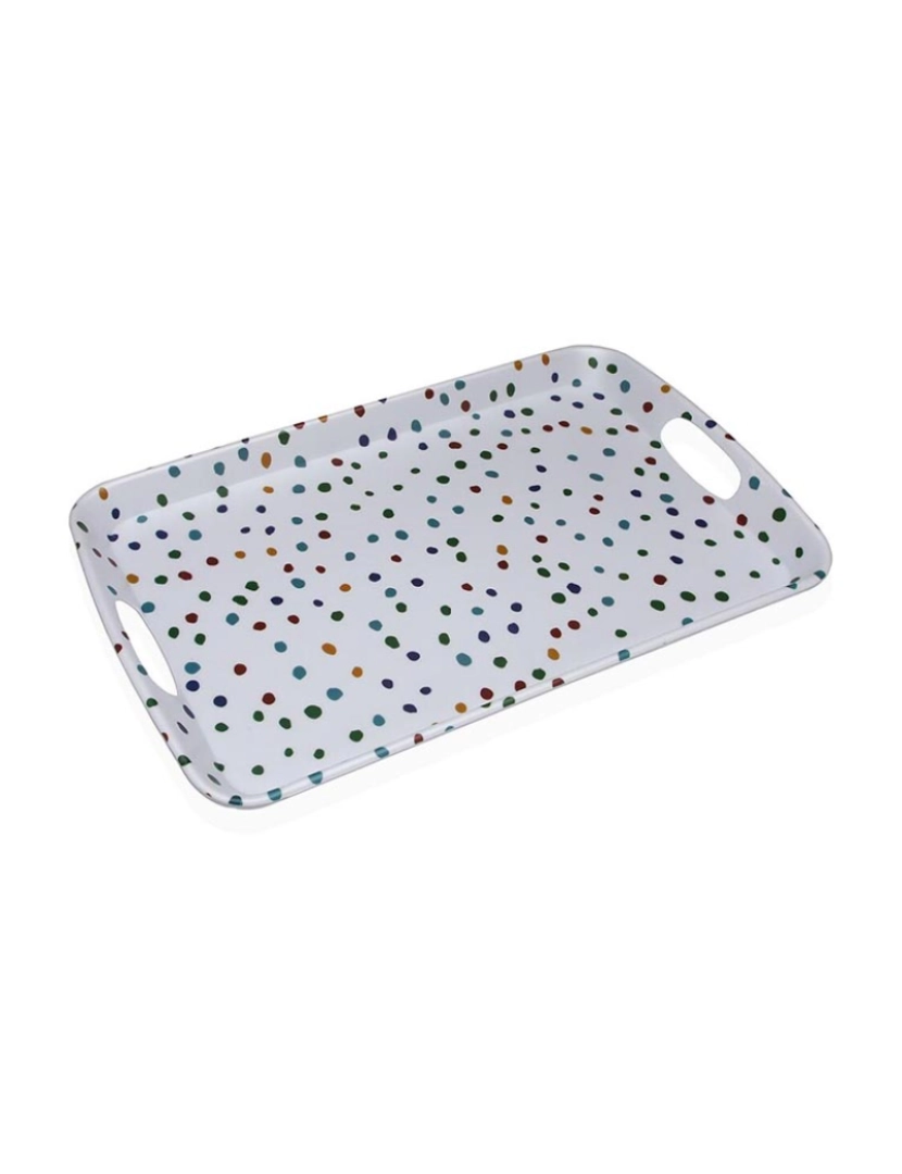 Versa - Tabuleiro de aperitivos Versa Dotty Melamina 27,4 x 2,3 x 42 cm