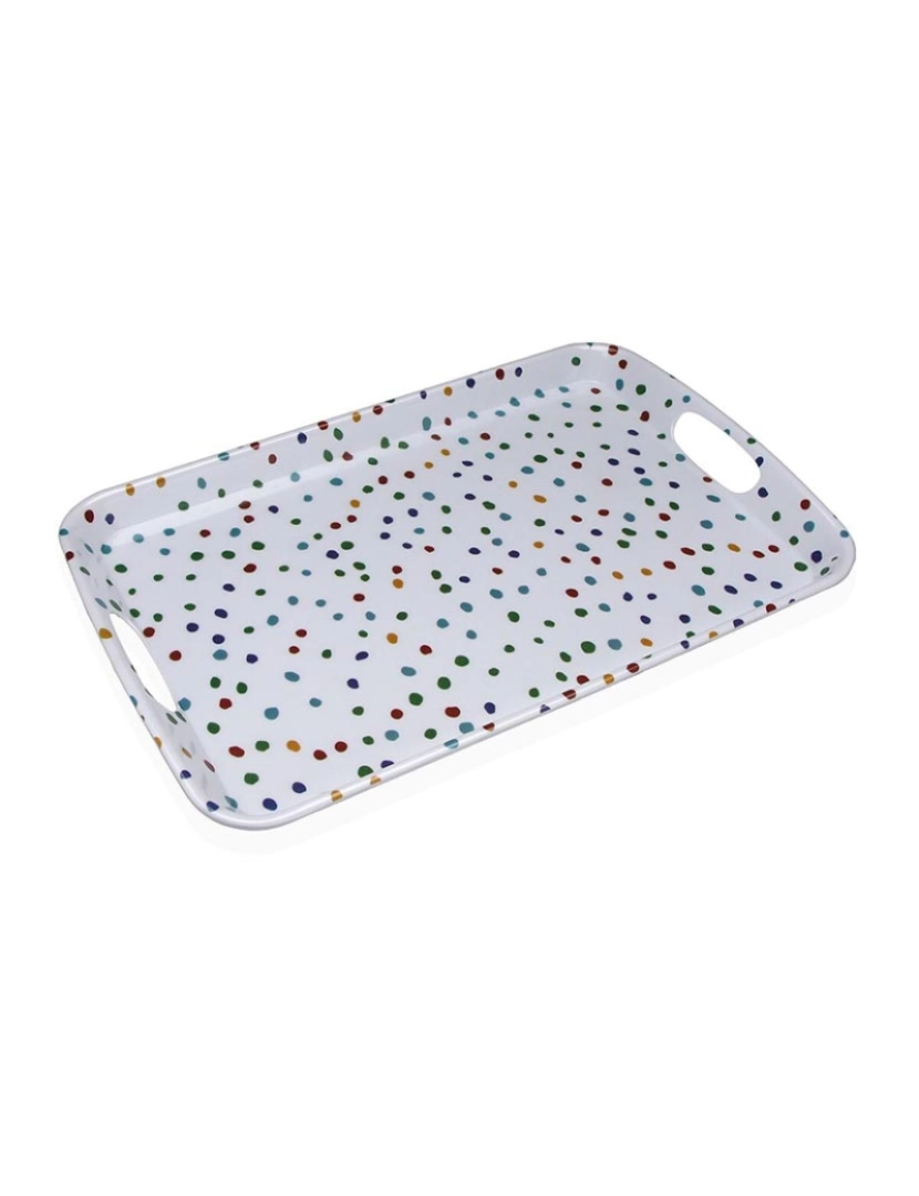 Versa - Tabuleiro de aperitivos Versa Dotty Melamina 31 x 3 x 46,2 cm