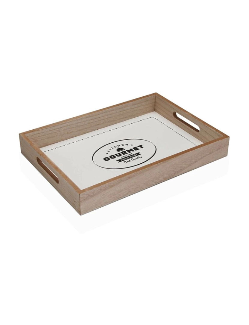 Versa - Tabuleiro Versa Gourmet Madeira MDF 24 x 4,5 x 34 cm