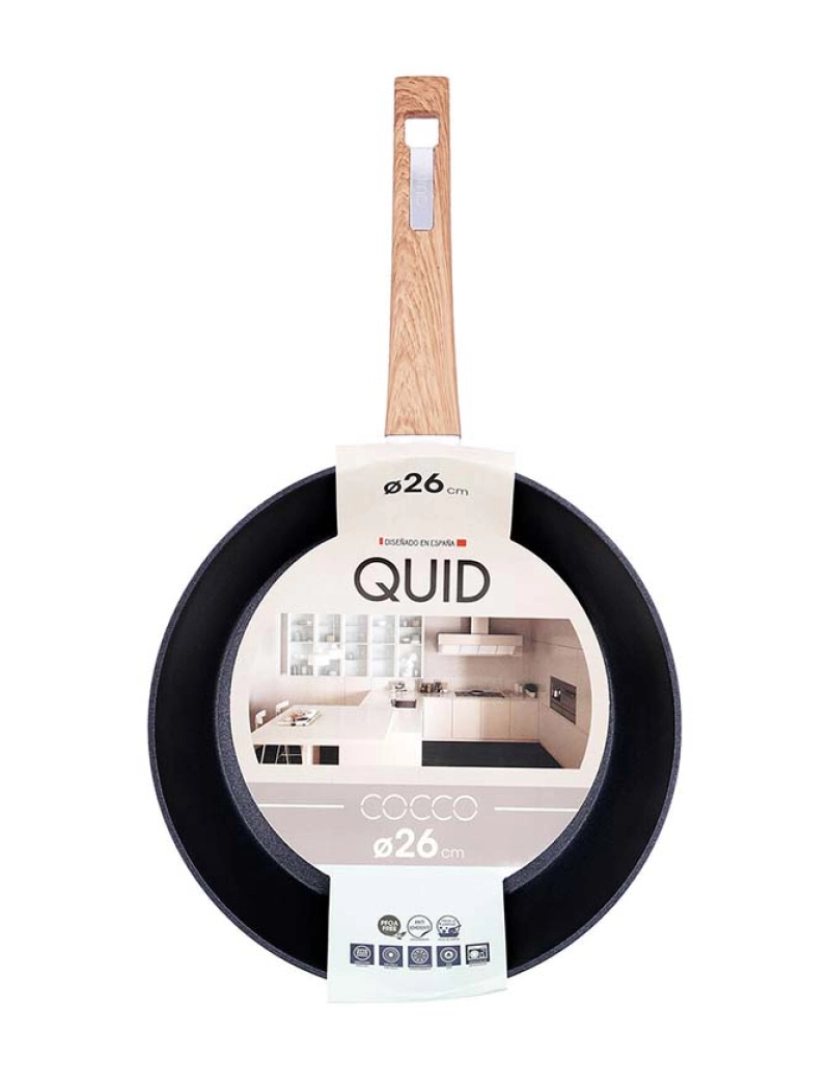 Quid - Frigideira antiaderente Quid Cocco Alumínio Forjado 26 cm