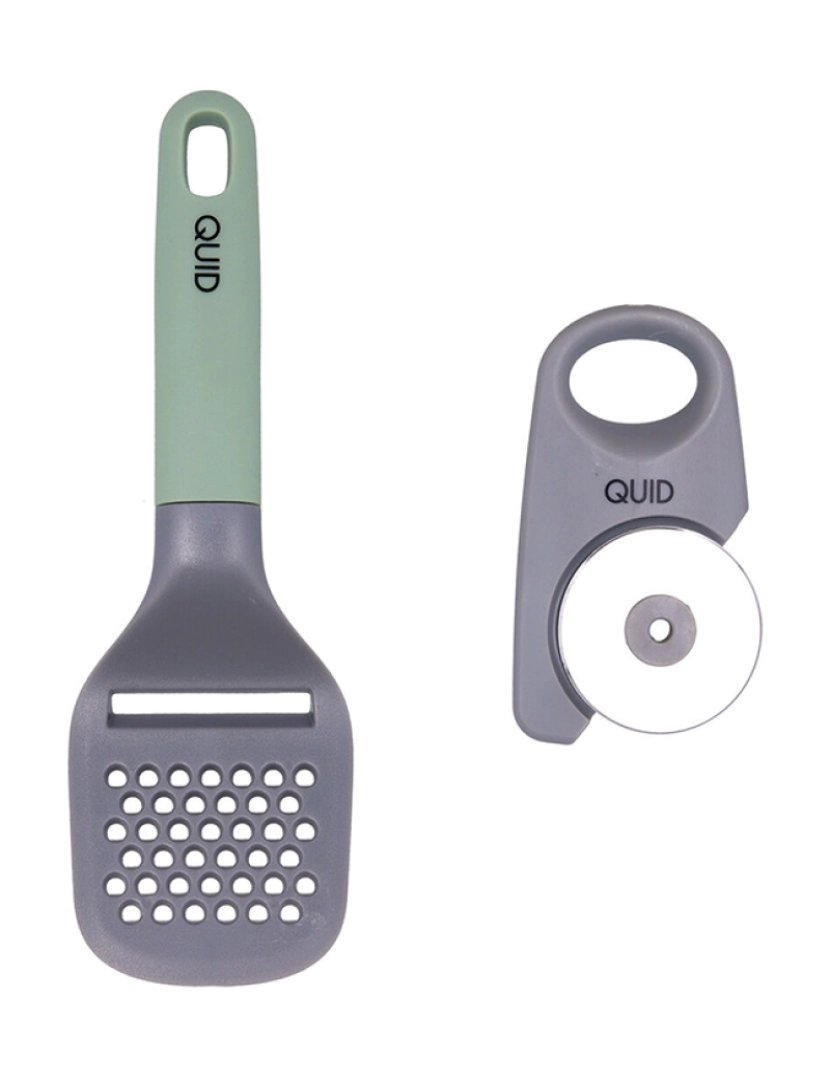 Quid - Conjunto de Cozinha Quid Ozon Verde Metal 2 Peças