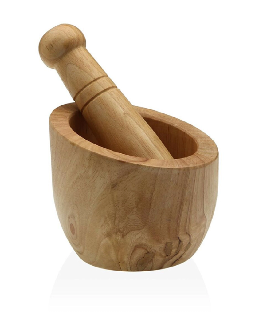 Versa - Pilão de cozinha Versa Madeira Bambu 14,5 cm