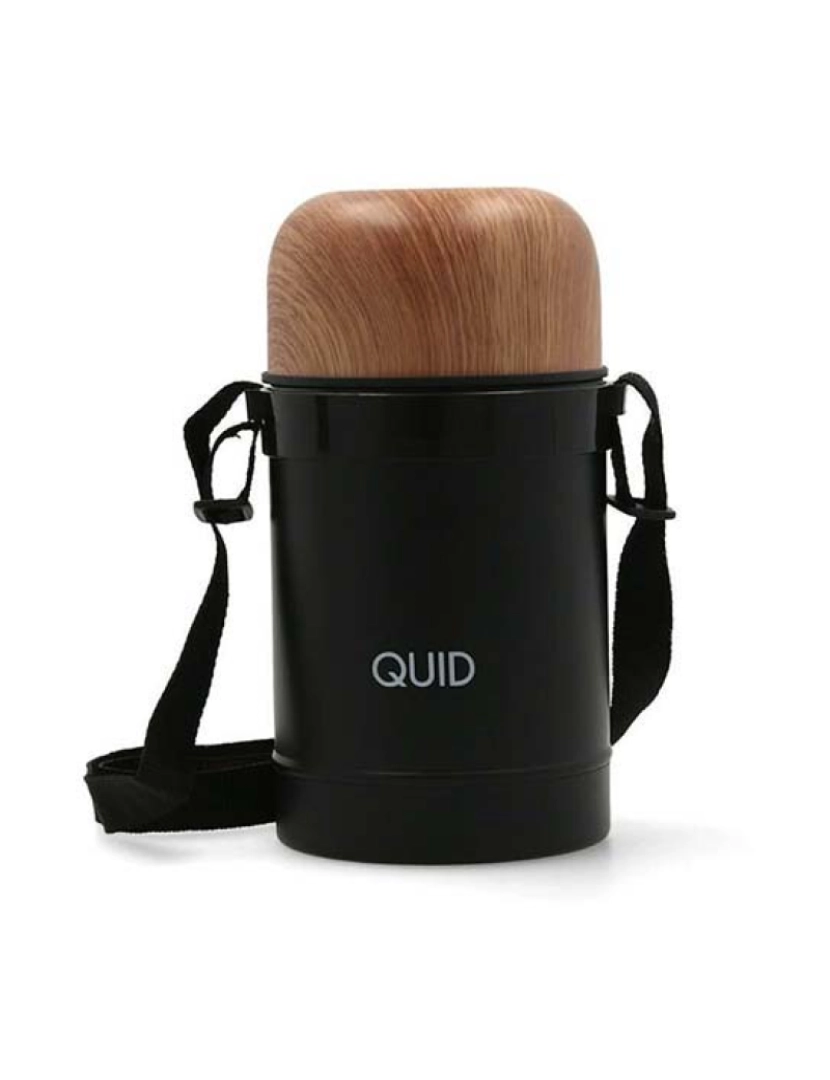 Quid - Termo de Viagem Quid Cocco Preto Metal 750 ml Comida