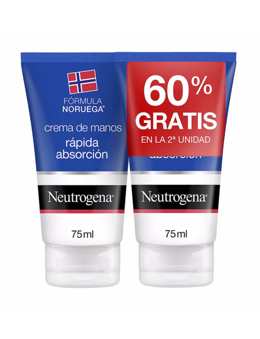 Neutrogena - Creme de Mãos Rápida Absorción Lote 2 X 75 ml