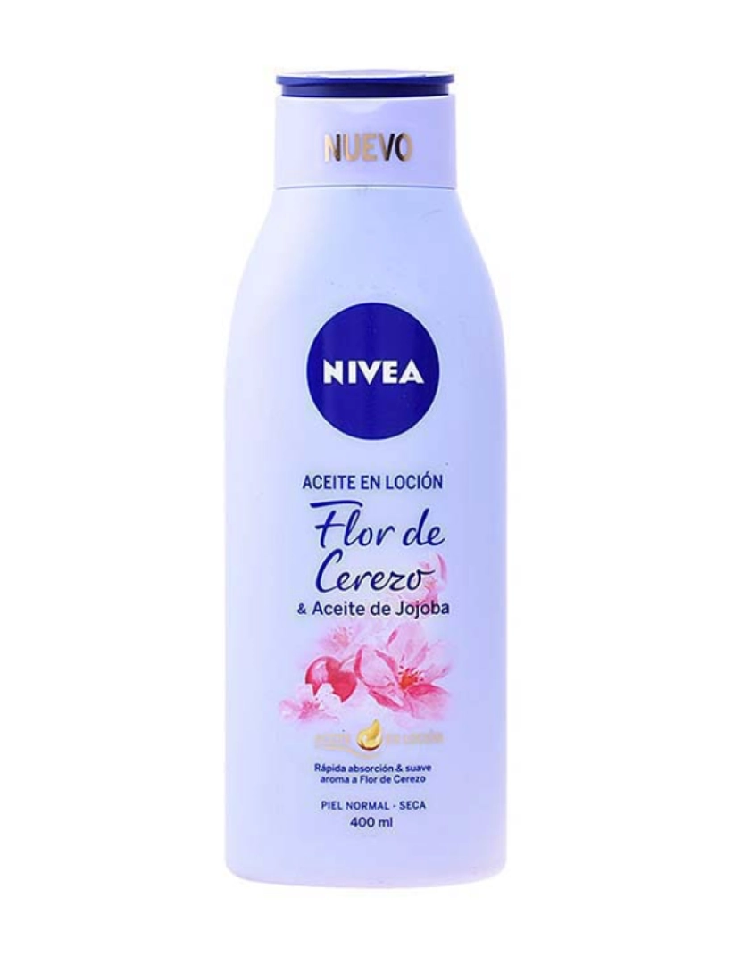 NIVEA - Óleo em Loção Flor Cerejeira & Jojoba 400ml