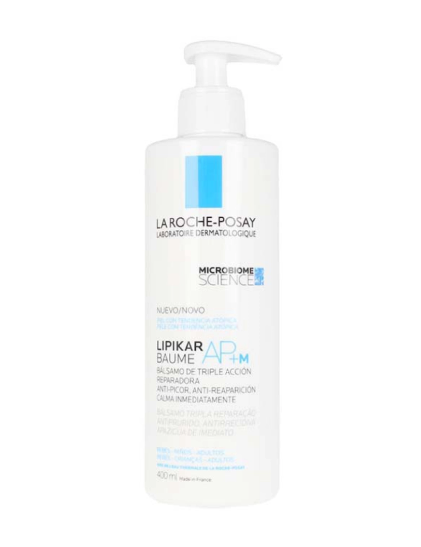 La Roche Posay  - Lipikar Bálsamo AP+M c/ Bomba 400 ml