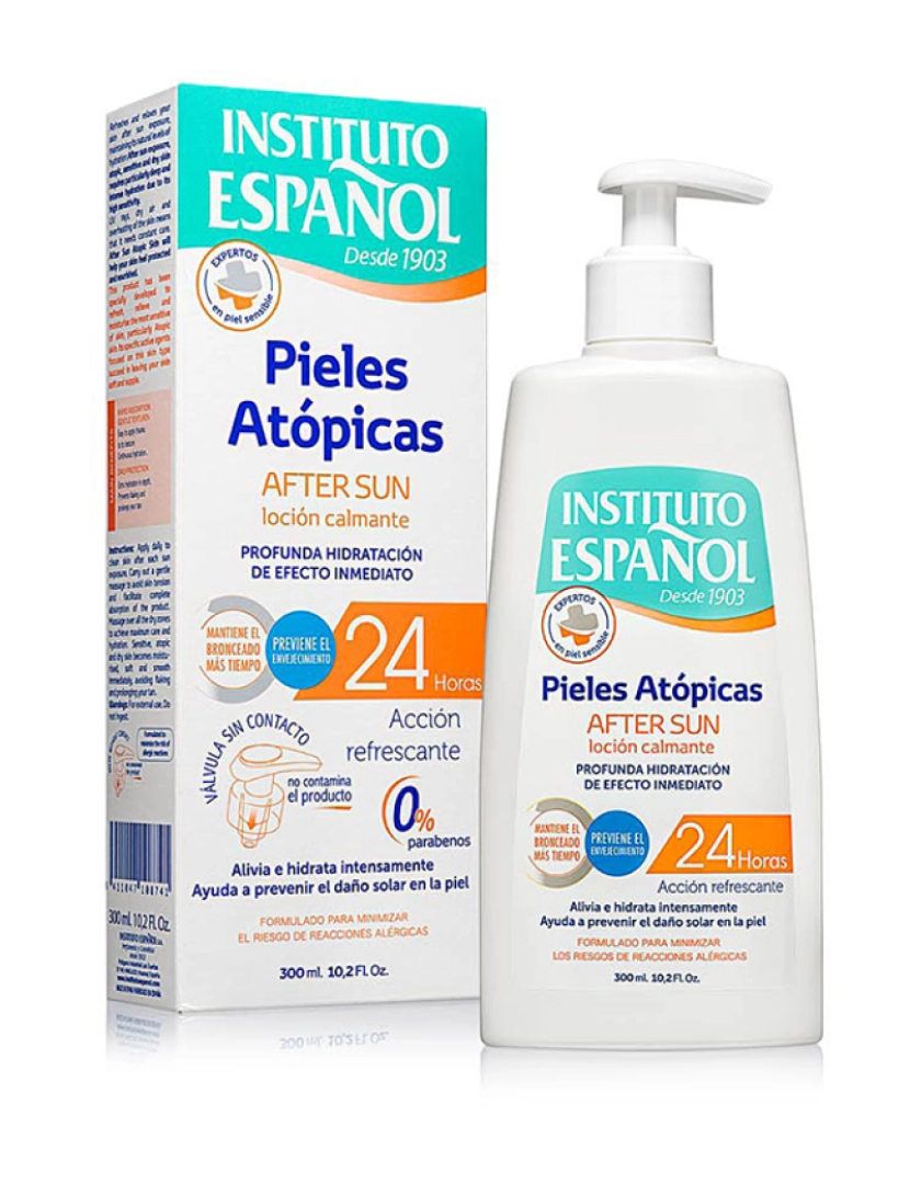 Instituto Español - Pele Atópica Aftersun Loção Calmante 300 Ml