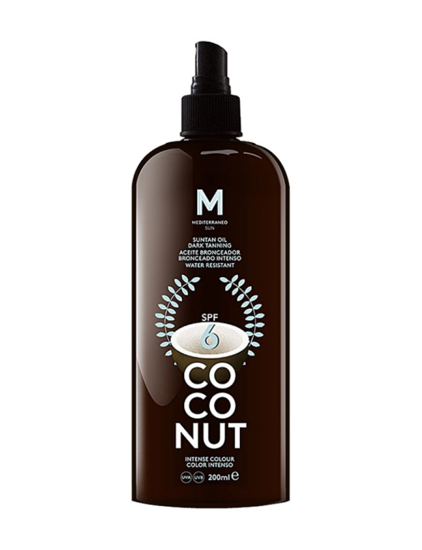 Mediterraneo Sun - Côconut Intense Dark Tanning Oil SPF6 Va 