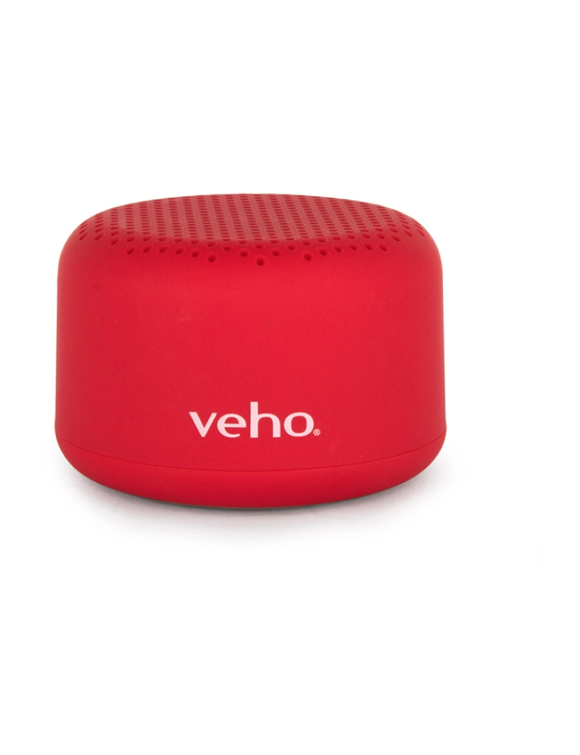 Veho - Veho M3 Portable Rechargable Wireless Bluetooth speaker 3 Watts - Red