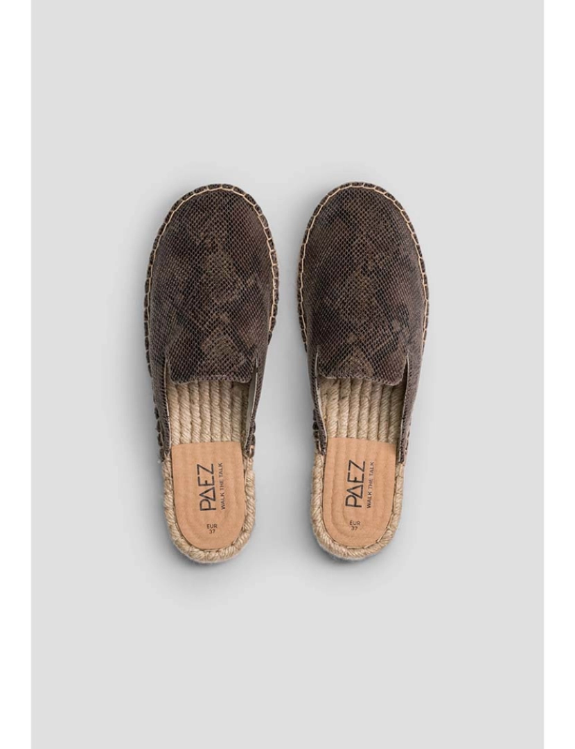 Paez  - Mules Print Snake Brown 